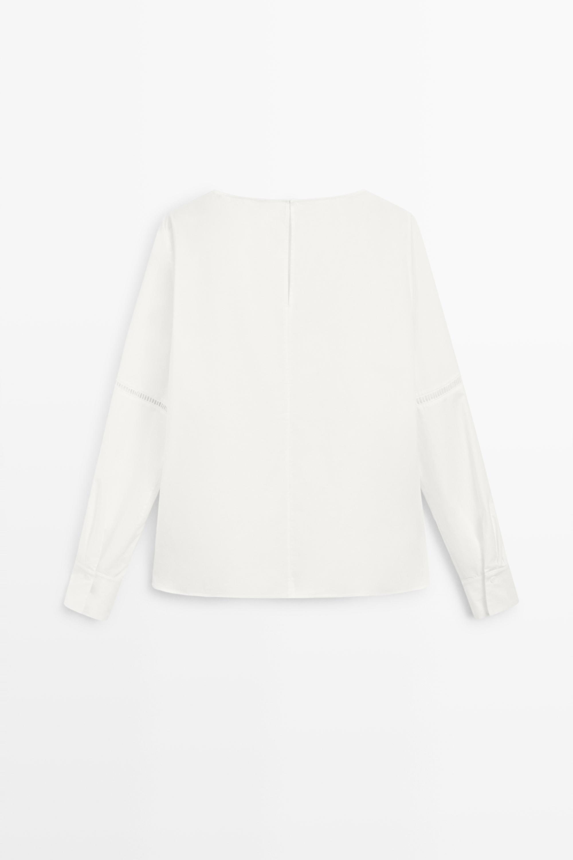 100% Cotton Puffed Sleeve Blouse - STUDIO